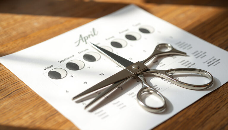 Calendario Lunar Abril 2025: Fases y Corte de Cabello
